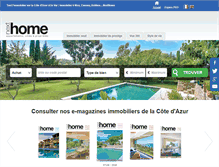 Tablet Screenshot of nexthome.fr